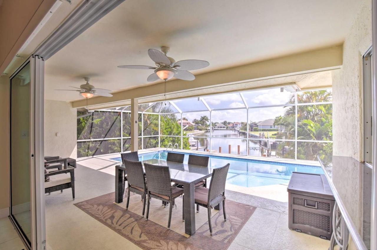Canalfront Home With Private Saltwater Pool! جزيرة ماركو المظهر الخارجي الصورة